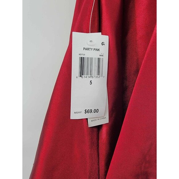 Teeze Me Size Dress Party Pink Size Juniors 5/6 New - Picture 9 of 9